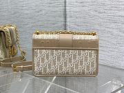 Dior 30 Montaigne East-West Bag with Chain in Beige - 25x16.5x8cm - 4