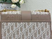 	 Dior 30 Montaigne East-West Bag with Chain in Nude - 25x16.5x8cm - 3