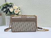 	 Dior 30 Montaigne East-West Bag with Chain in Nude - 25x16.5x8cm - 4