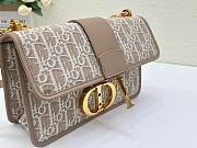 	 Dior 30 Montaigne East-West Bag with Chain in Nude - 25x16.5x8cm - 2