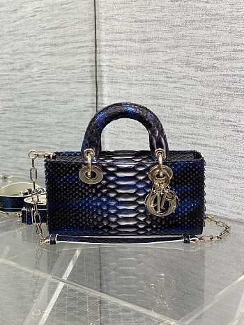 Dior Lady D Joy Python Leather 22cm