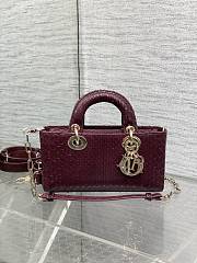 	 Dior Lady D Joy Python Leather in 5 colors - 22cm - 3