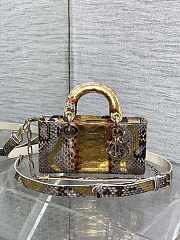 Dior Lady D Joy Python Leather 22cm - 3