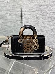 Dior Lady D Joy Python Leather 22cm - 2