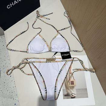 Burberry Mata Check Trim Two-piece Swimsuit