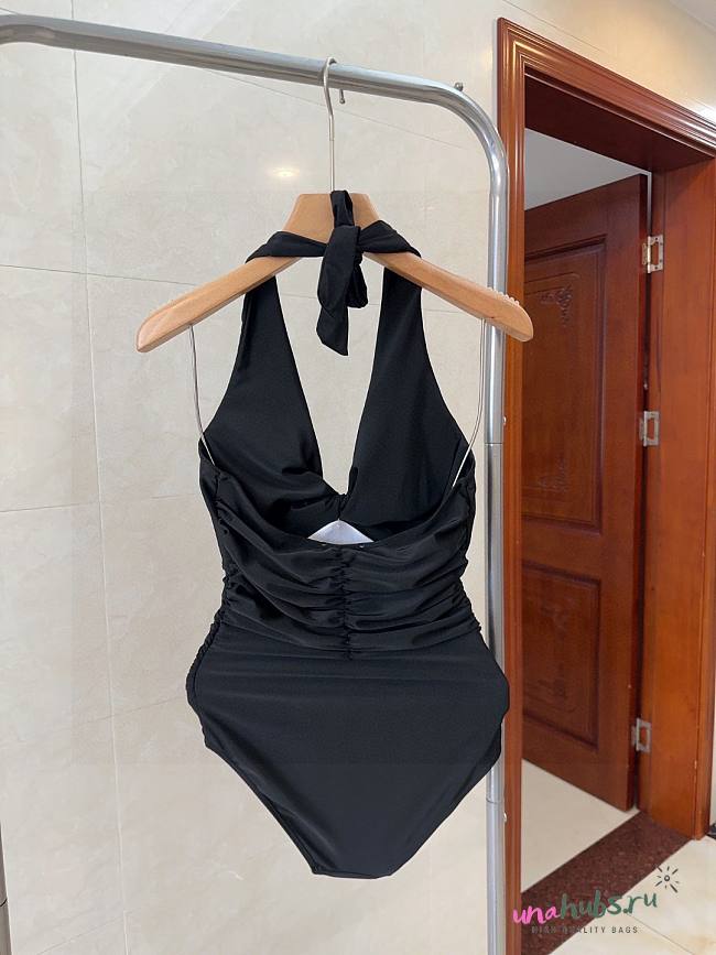 Chanel Black One Piece Swimwear - 1