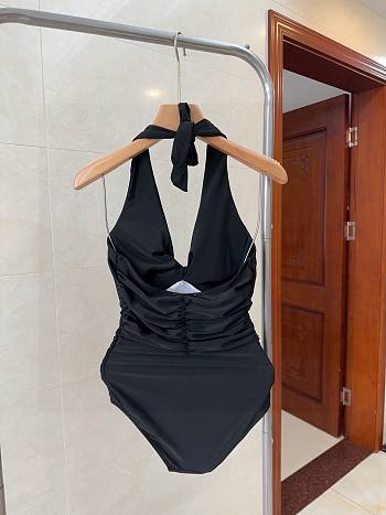 Chanel Black One Piece Swimwear