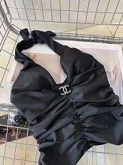 Chanel Black One Piece Swimwear - 3