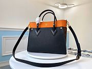 Louis Vuitton On My Side MM Bag NOIR OBSCUR - 30.5 x 24.5 x 14 cm - 5