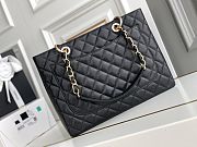 Chanel Black Caviar Tote - 34*24*12cm - 4
