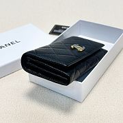 Chanel Black Caviar Long Wallet -  19x10cm - 3