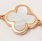 Van Cleef and Arpels Pure Alhambra Mother-of-Pearl Yellow Gold Bracelet - 3