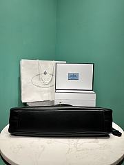 Prada Black Medium Leather Tote Bag - 38x21x8cm - 5