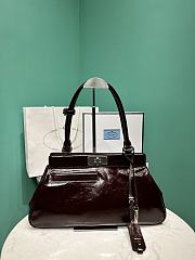 Prada Medium Leather Tote Bag - 38x21x8cm - 1