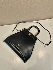 Prada Black Medium Etude Leather Bag Short Handle - 31x28x5cm - 5