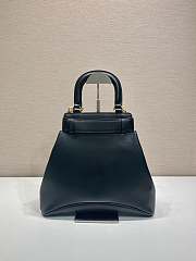 Prada Black Medium Etude Leather Bag Short Handle - 31x28x5cm - 3