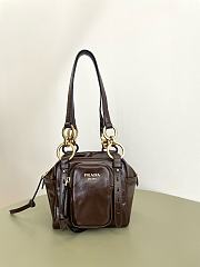 Prada Dangle leather top-handle mini-bag - 14x14x13.5cm - 1