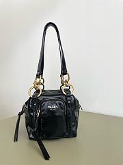 Prada Dangle leather top-handle mini-bag - 14x14x13.5cm - 3