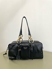 Prada Dangle Leather Shoulder Bag - 30x14x13.5cm - 4