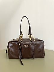 Prada Dangle Leather Shoulder Bag - 30x14x13.5cm - 2