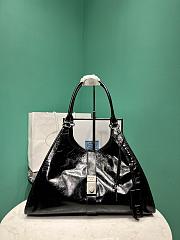 Prada Campaigne Leather Shoulder Bag - 39x24.5x14cm - 3