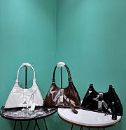 Prada Campaigne Leather Shoulder Bag - 30.5x17.5x9cm - 1