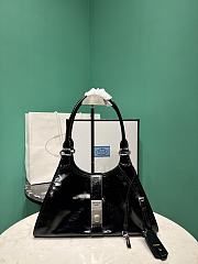 Prada Campaigne Leather Shoulder Bag - 30.5x17.5x9cm - 2