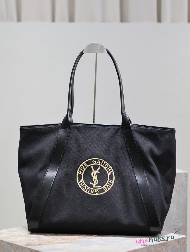ySL Saint Laurent Rive Gauche Canvas Tote Bag - 40-60×30×20cm - 1