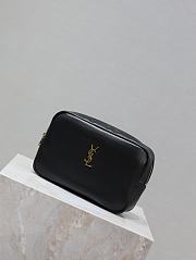 YSL CALYPSO POUCH BLACK - 21×14×6.5cm - 5