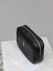 YSL CALYPSO POUCH BLACK - 21×14×6.5cm - 4