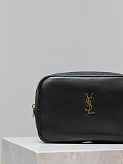 YSL CALYPSO POUCH BLACK - 21×14×6.5cm - 2