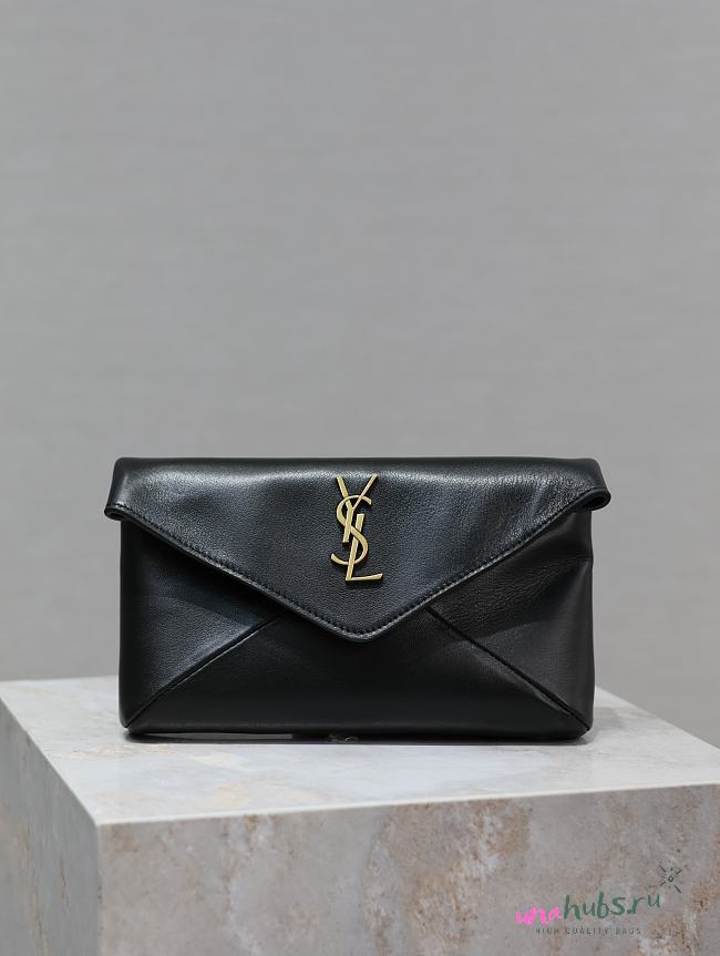 YSL Saint Laurent Cassandre Small Black - 21.4×14×4cm - 1