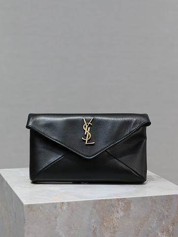 YSL Saint Laurent Cassandre Small Black - 21.4×14×4cm