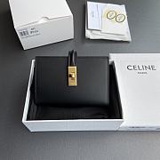 Celine Triomphe16 Wallet black/brown - 12.7×9×2.5cm - 1