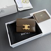 Celine Triomphe Wallet - 10.5×9×3cm - 1