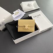 Celine Triomphe Wallet - 10.5×9×3cm - 6