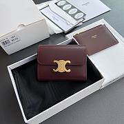 Celine Triomphe Wallet - 10.5×9×3cm - 4