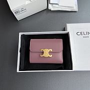 Celine Triomphe Wallet - 10.5×9×3cm - 2