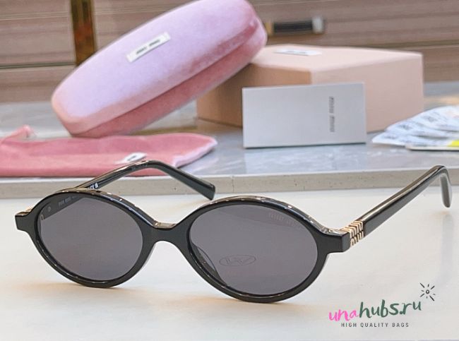 Miu Miu Women Black Sunglasses - 1