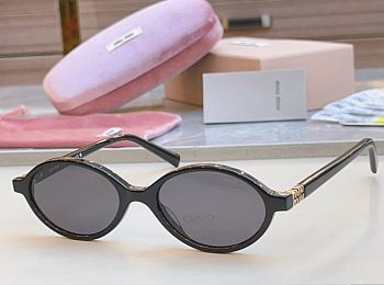Miu Miu Women Black Sunglasses
