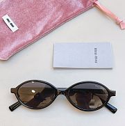 Miu Miu Women Black Sunglasses - 6
