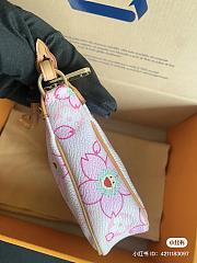 Louis Vuitton Pochette Accessories Pink Cherry Blossom - 20cm - 5