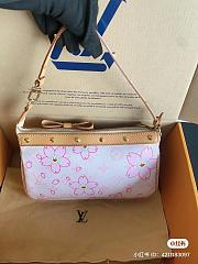 Louis Vuitton Pochette Accessories Pink Cherry Blossom - 20cm - 4
