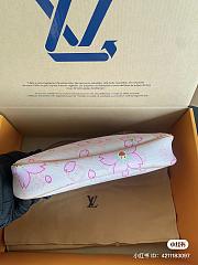 Louis Vuitton Pochette Accessories Pink Cherry Blossom - 20cm - 2