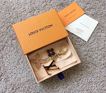 Louis Vuitton Fleur Bag Charm Gold