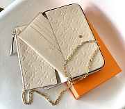 Louis Vuitton Félicie Pochette Creme - 21 x 12 x 3 cm - 3