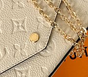 Louis Vuitton Félicie Pochette Creme - 21 x 12 x 3 cm - 2