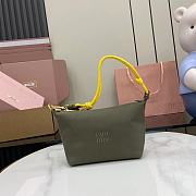 Miu Miu Plaster Gabardine Pouch 19cm*14cm*10cm - 2