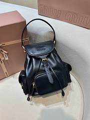 Miu Miu Leather Backpack - 8x22x11.5cm - 3