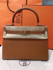 Hermes Kelly 28cm Epsom Brown Leather - 2